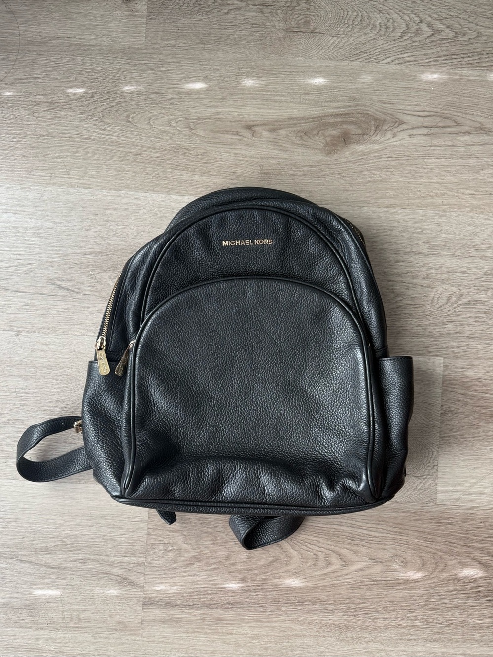 Michael Kors Black Leather Women’s Backpack